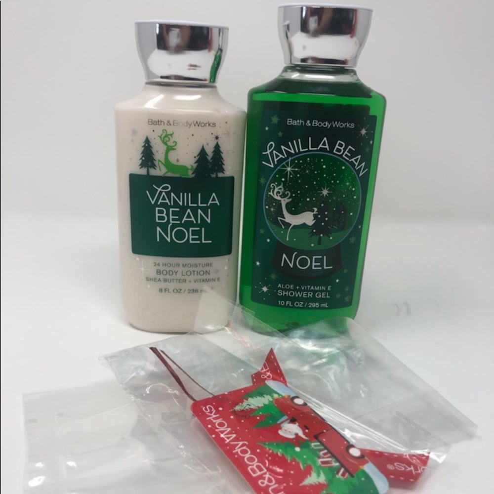 Bath & Body Works Vanilla Bean Shower Gel & Lotion
